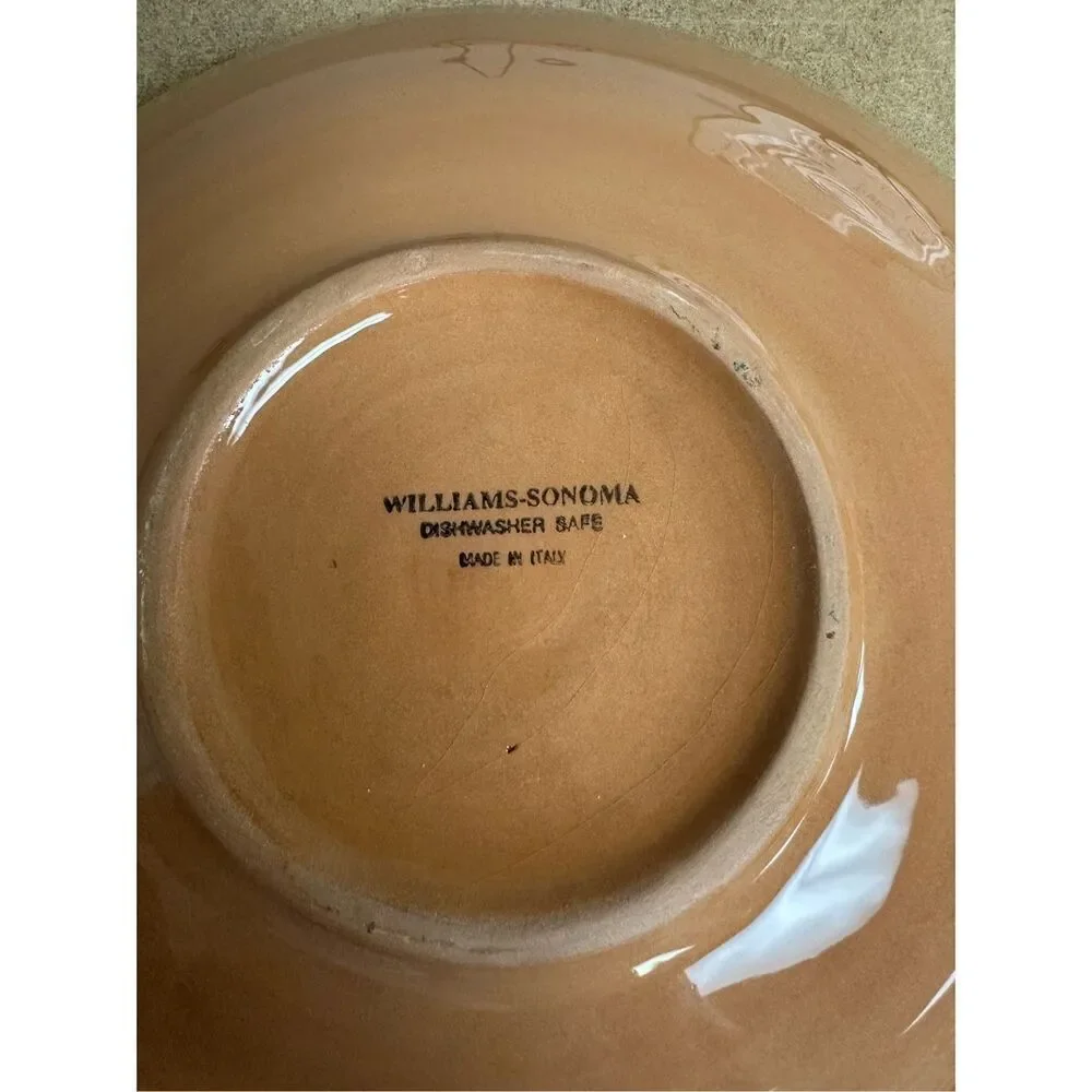 Williams Sonoma Rooster Pasta Bowl 14”